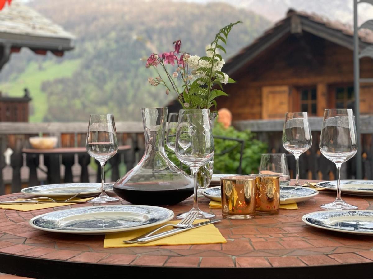 Chalet Rayon De Soleil Gryon Villars Esterno foto