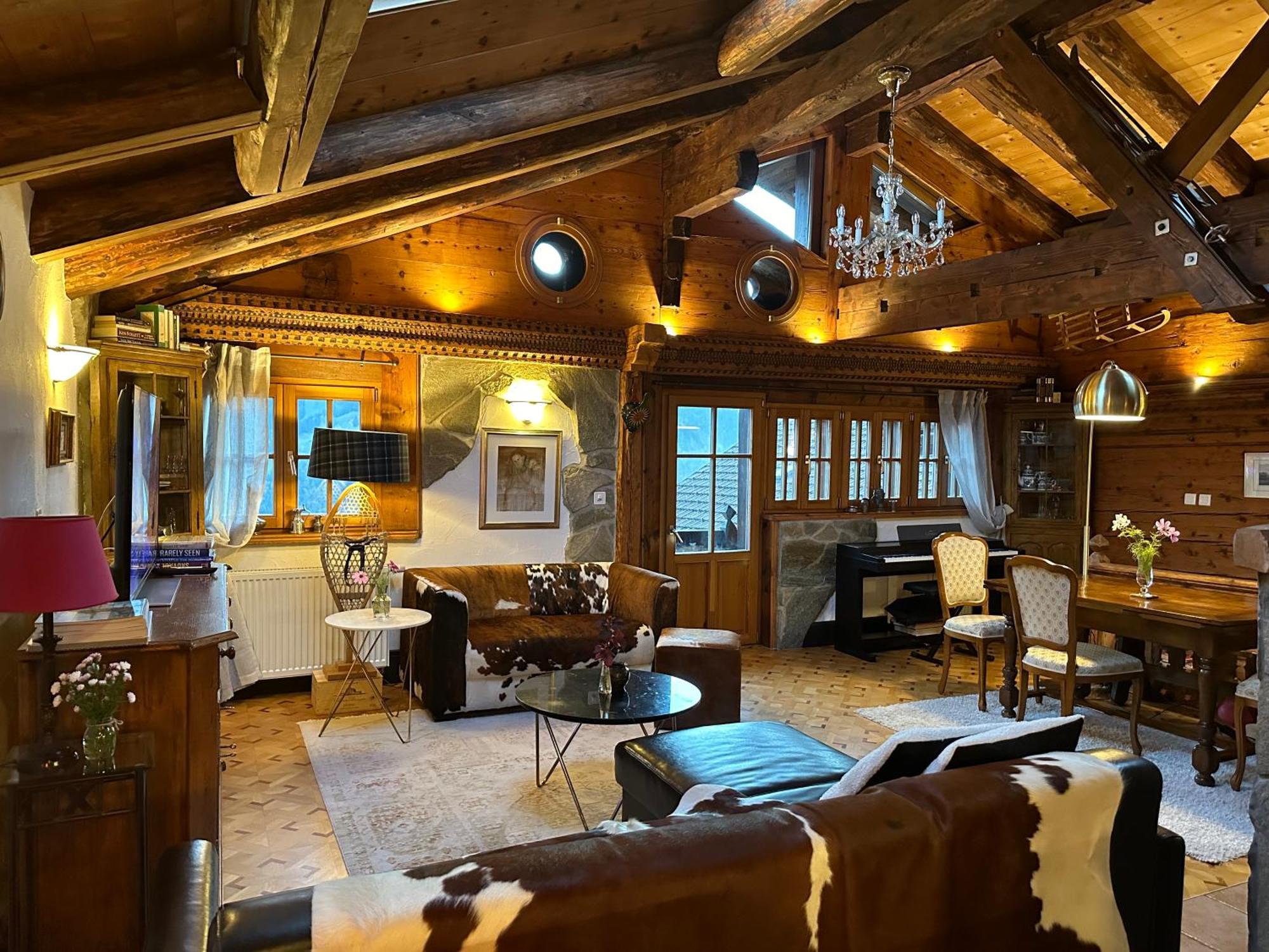 Chalet Rayon De Soleil Gryon Villars Camera foto