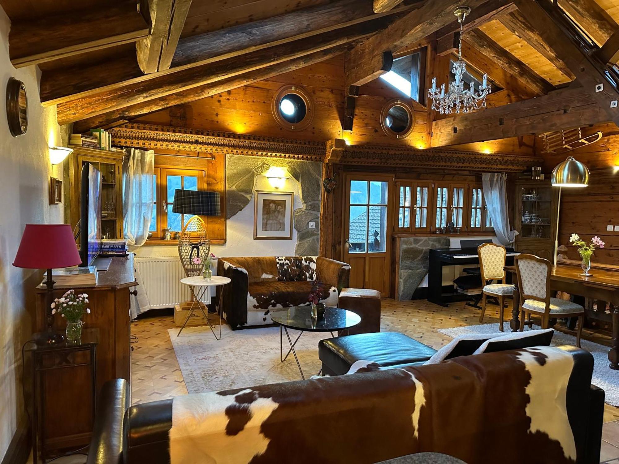 Chalet Rayon De Soleil Gryon Villars Camera foto
