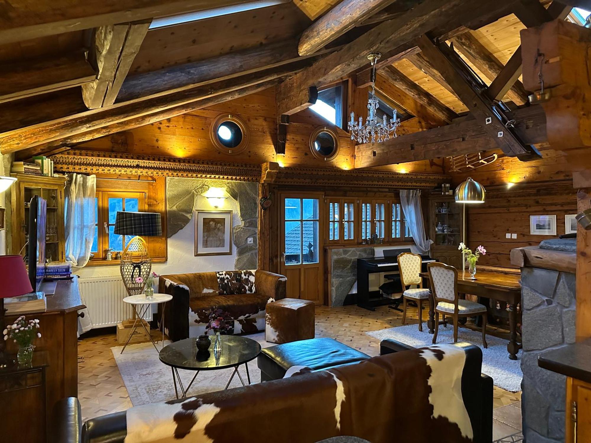 Chalet Rayon De Soleil Gryon Villars Camera foto